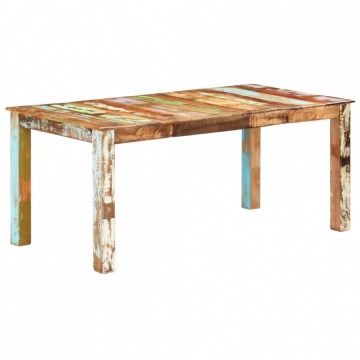 Stół do jadalni z drewna odzyskanego, 180x90x76 cm
