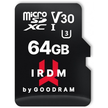 GOODRAM IRDM 64GB microSD UHS-I U3 + adapter