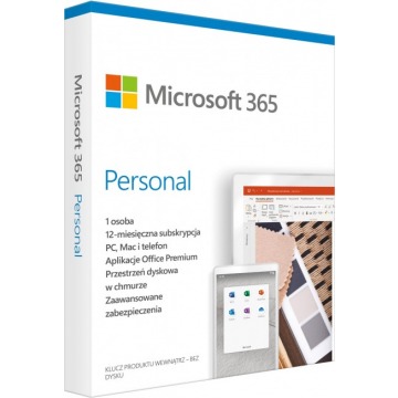 Microsoft 365 Personal PL - licencja na rok