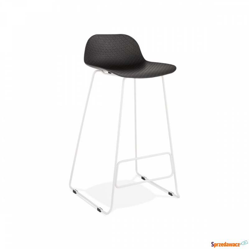 Krzesło barowe Kokoon Design Slade czarno-białe - Taborety, stołki, hokery - Wieluń
