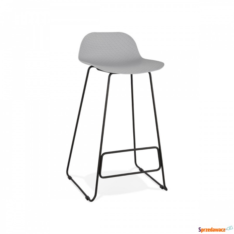Krzesło barowe Kokoon Design Slade szaro-czarne - Taborety, stołki, hokery - Sopot