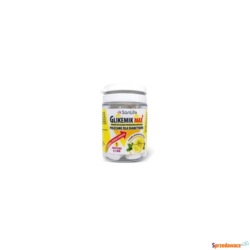 Glikemik max cytrynowy x 50 pastylek - Witaminy i suplementy - Chruszczobród