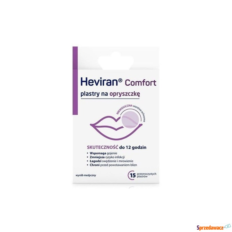 Heviran comfort plastry na opryszczkę x 15  sztuk - Balsamy, kremy, masła - Mikołów