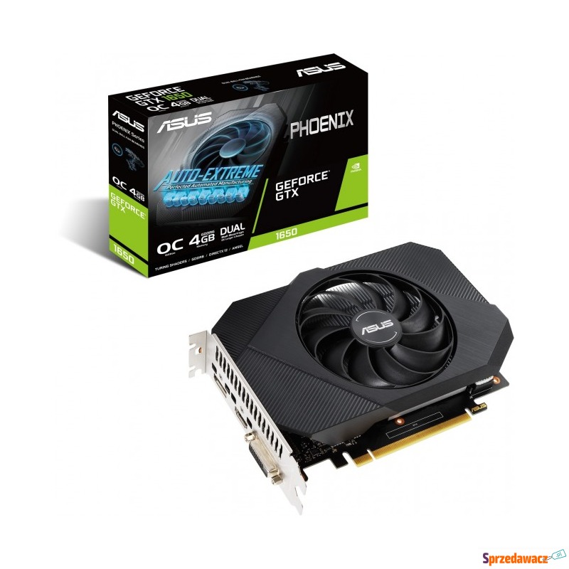 ASUS GeForce GTX 1650 Phoenix 4GB GDDR6 OC - Karty graficzne - Rogoźnik