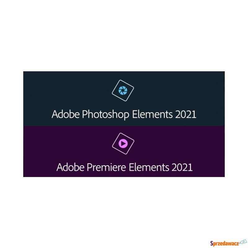 Adobe Photoshop&Premiere Elements 2021 WIN PL... - Grafika, multimedia - Łapy