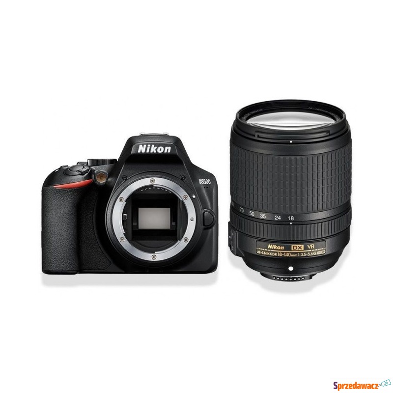 Lustrzanka Nikon D3500 + obiektyw AF-S DX 18-140... - Aparaty cyfrowe - Tarnobrzeg