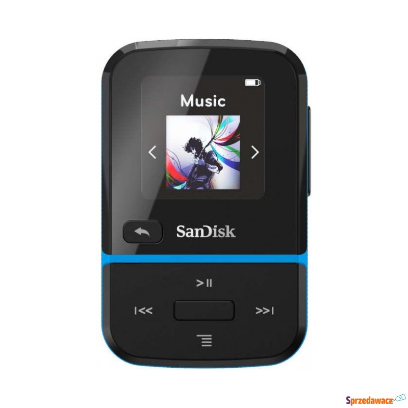 SanDisk Sansa Clip Sport Go 16GB Niebieski - Przenośne odtwarzacze... - Chruszczobród