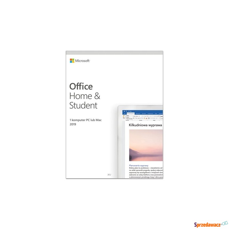 Microsoft Office 2019 Home & Student PL - Biuro - Nowogard