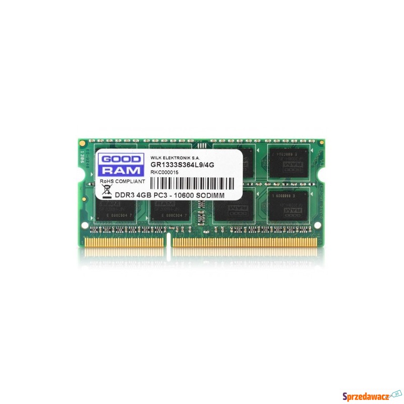 Pamięć GoodRam GR1600S364L11S/4G (DDR3 SO-DIMM;... - Pamieć RAM - Toruń