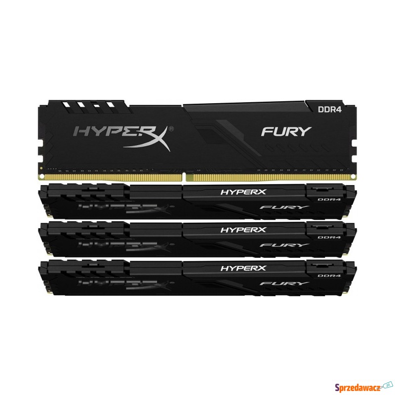 HyperX Fury Black 128GB [4x32GB 3200MHz DDR4 CL16... - Pamieć RAM - Pruszków