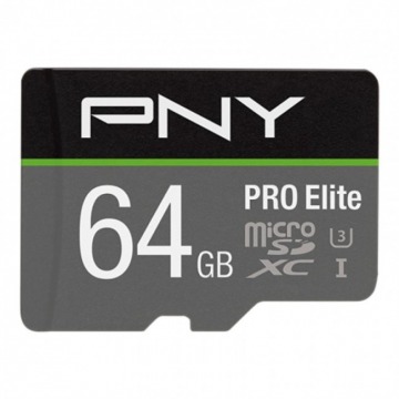 PNY PRO Elite microSDXC 64GB + Adapter SD