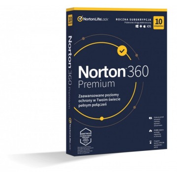 Norton 360 Premium ESD PL 10 - desktop - licencja na rok