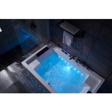 Wanna z hydromasażem LS-4050 prostokątna 180c... - Wanny - Grabówka - zdjęcie 5