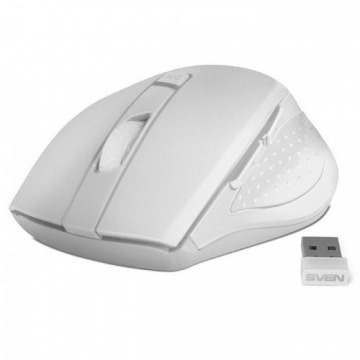 Mysz komputerowa SVEN RX-425W SV-014469 (optyczna; 1600 DPI; kolor biały)
