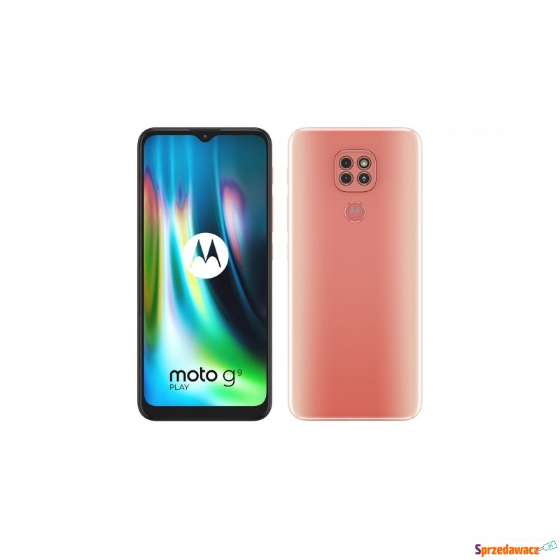 Smartfon Motorola Moto G9 Play Spring Pink - Telefony komórkowe - Kartuzy