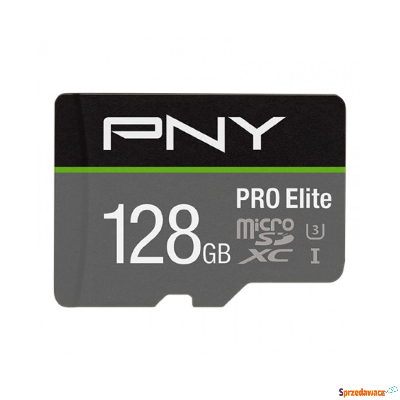 PNY PRO Elite microSDXC 128GB + Adapter SD - Karty pamięci, czytniki,... - Bielsko-Biała
