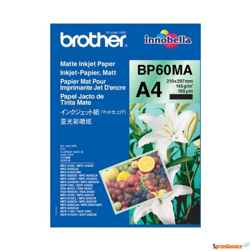 Papier Brother Photo mat A4 25 ark, 145 g - Papier biurowy - Piła