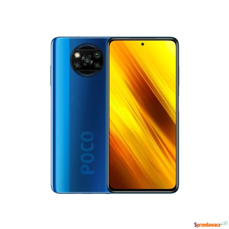 Smartfon POCO X3 6/128GB niebieski (Cobalt Blue) - Telefony komórkowe - Lubin