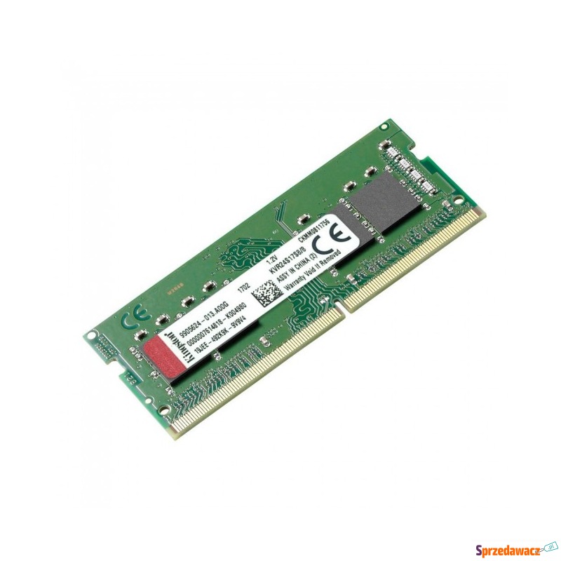 Kingston 8GB [1x8GB 2400MHz DDR4 1Rx8 CL17 SODIMM] - Pamieć RAM - Tarnowiec