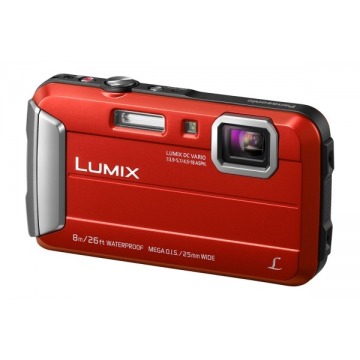 Kompakt Panasonic LUMIX DMC-FT30 Czerwony