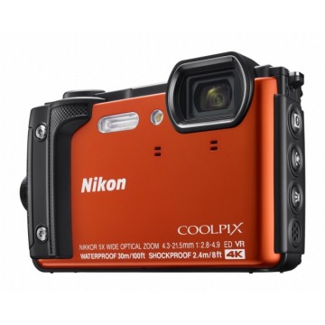Kompakt Nikon COOLPIX W300 Pomarańczowy zestaw Holiday