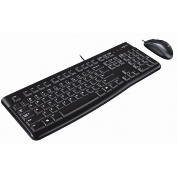 Zestaw klawiatura + mysz Logitech MK120 920-002562 (membranowa; USB 2.0; (US); kolor czarny; optyczn