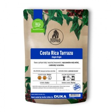 Kawa ziarnista GORILLA COFFEE COSTA RICA TARRAZU 250 g