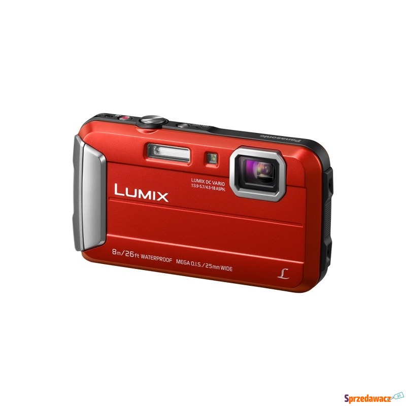 Kompakt Panasonic LUMIX DMC-FT30 Czerwony - Aparaty cyfrowe - Knurów