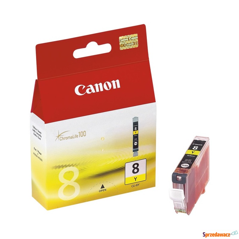 Oryginał Canon CLI 8 żółty - Tusze, tonery - Stargard Szczeciński