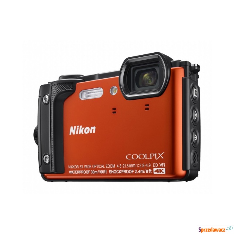 Kompakt Nikon COOLPIX W300 Pomarańczowy zestaw... - Aparaty cyfrowe - Skarżysko-Kamienna
