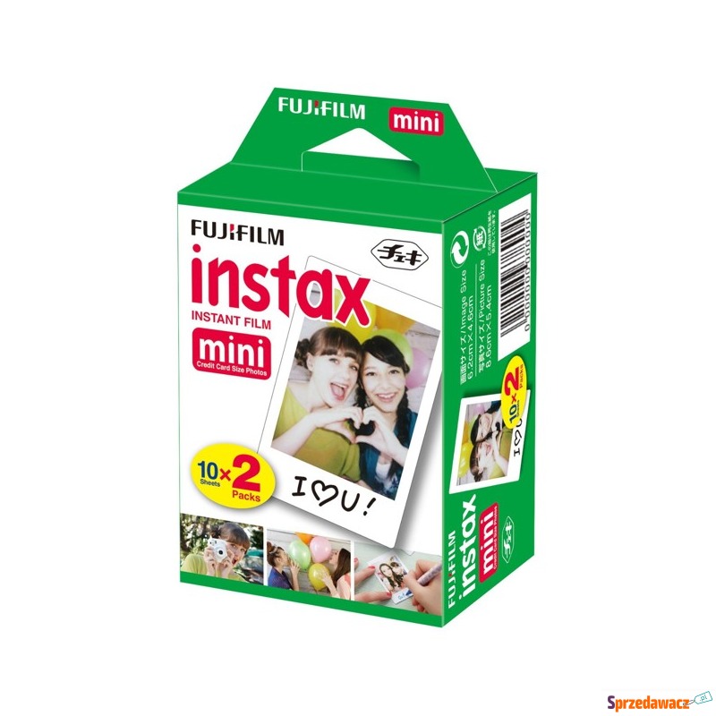 Fujifilm Instax Mini Glossy 2 pack (20 zdjęć) - Pozostały sprzęt optyczny - Grudziądz
