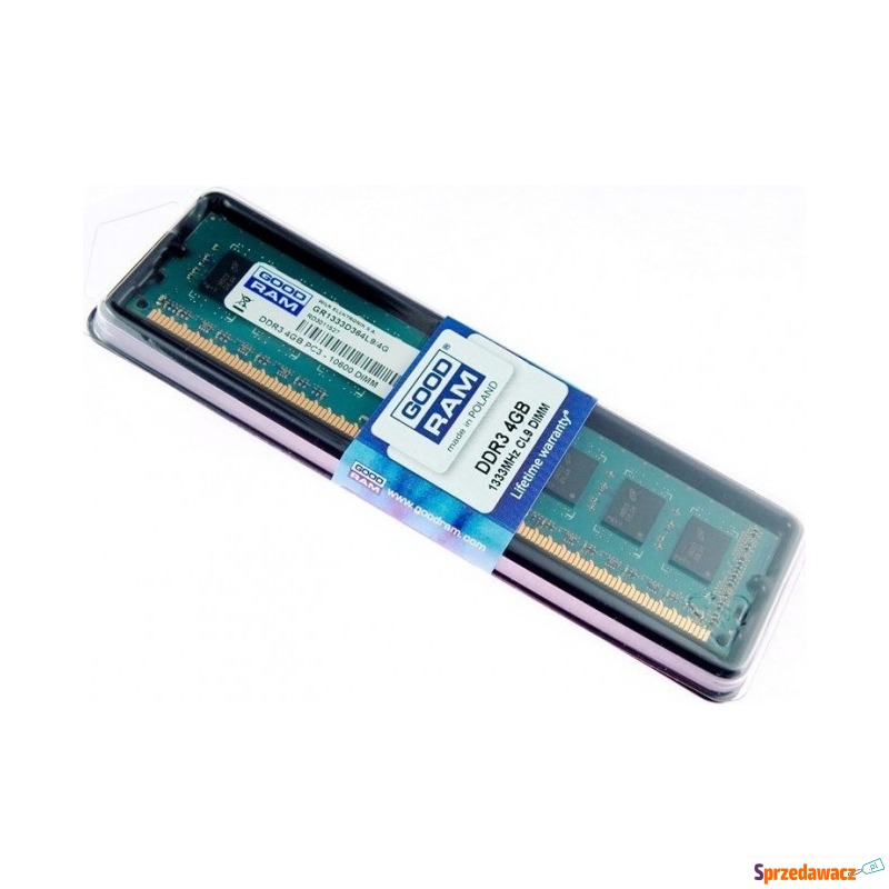 GOODRAM 4GB [1x4GB 1333MHz DDR3 CL9 DIMM] - Pamieć RAM - Chrzanów