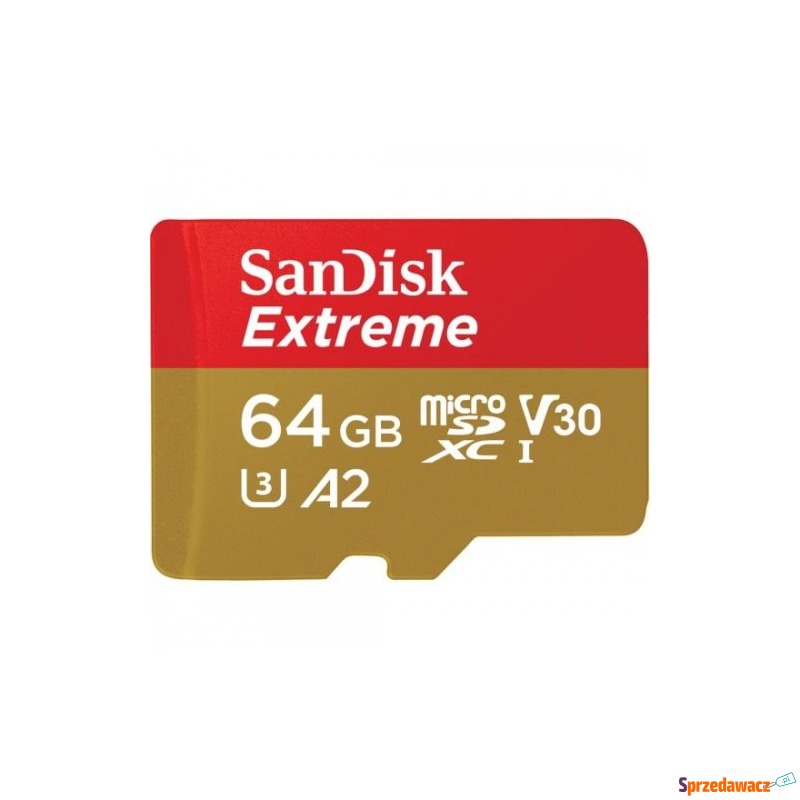 Karta pamięci SanDisk EXTREME SDSQXA2-064G-GN6MA... - Karty pamięci, czytniki,... - Mrągowo