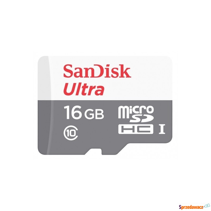 SanDisk Ultra microSDHC 16GB Android 80MB/s UHS-I - Karty pamięci, czytniki,... - Rypin
