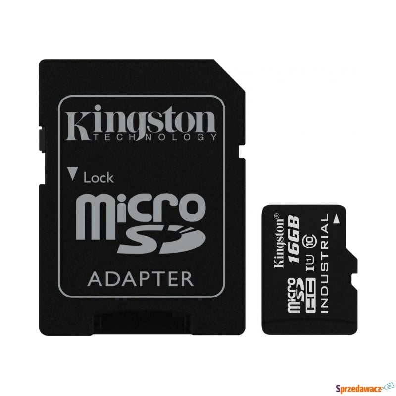 Kingston Industrial microSDHC 16GB Class 10 UHS-I... - Karty pamięci, czytniki,... - Toruń
