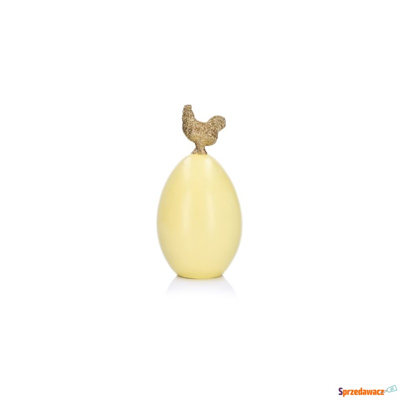 Figurka jajko z kurą DUKA GODIS 12 cm żółta ż... - Dekoracje świąteczne - Inowrocław