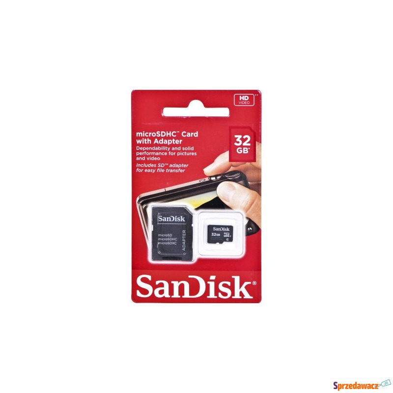 Karta SanDisk SDSDQB-032G-B35 (32GB; Class 4) - Karty pamięci, czytniki,... - Kartuzy