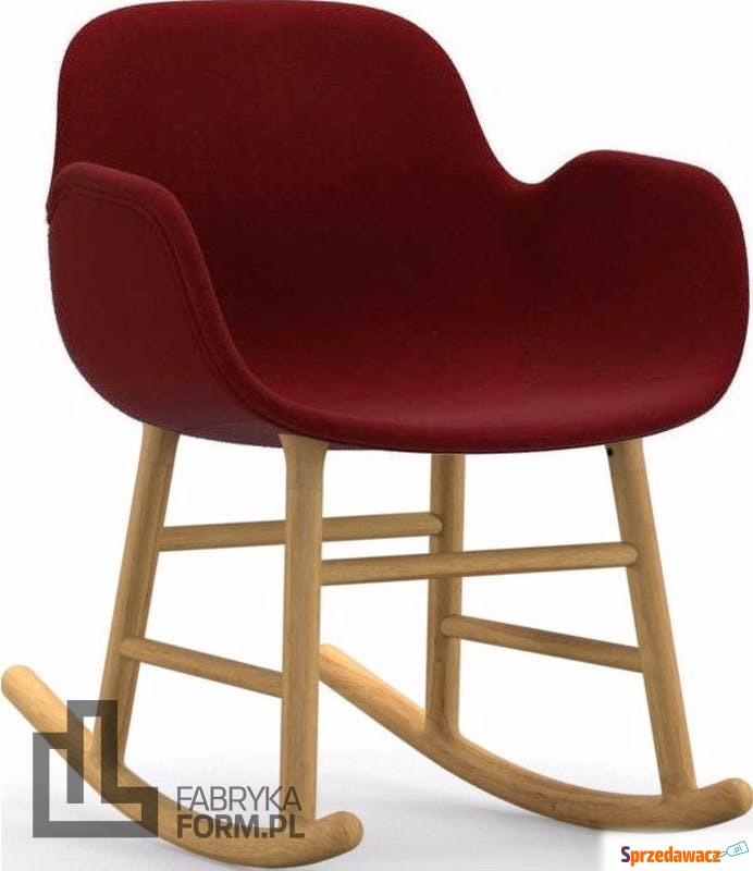 Fotel bujany Form tapicerowany drewno dębowe... - Sofy, fotele, komplety... - Radomsko