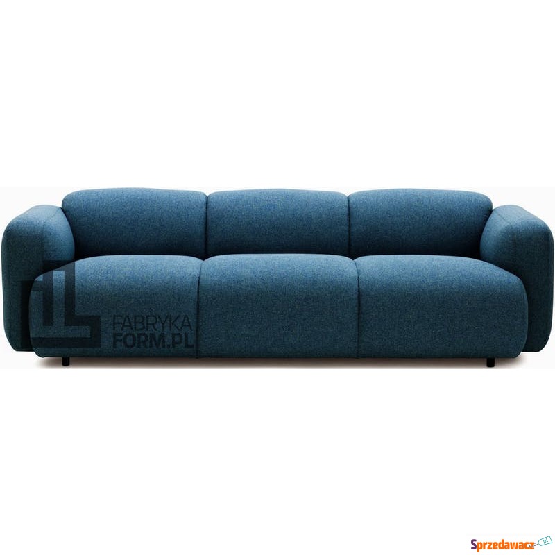 Sofa Swell niebieska - Sofy, fotele, komplety... - Pabianice