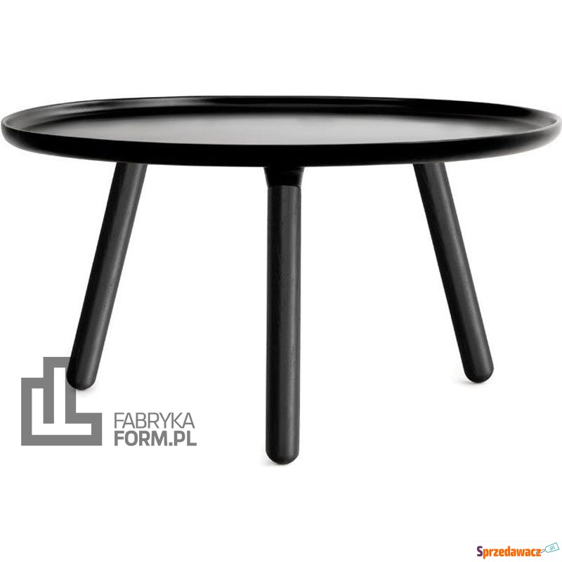 Stolik Tablo 78 cm czarny z czarnymi nogami - Stoły, stoliki, ławy - Skarżysko-Kamienna