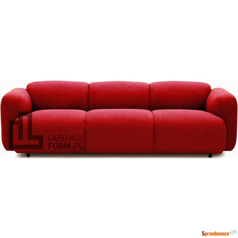 Sofa Swell czerwona - Sofy, fotele, komplety... - Końskie