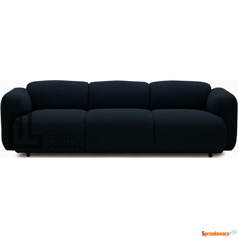 Sofa Swell czarna - Sofy, fotele, komplety... - Piaseczno