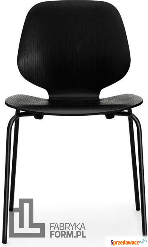 Krzesło My Chair czarne - Sofy, fotele, komplety... - Piekary Śląskie