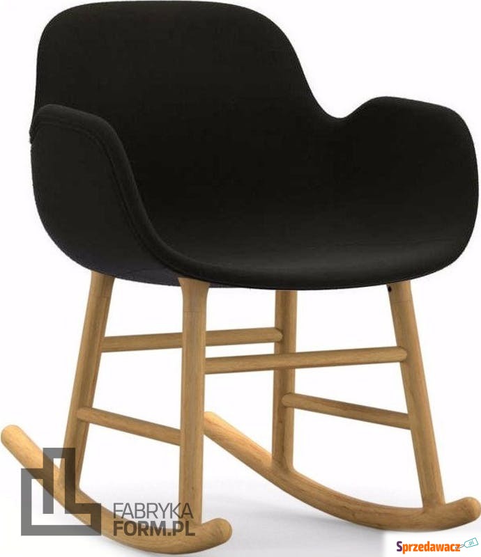 Fotel bujany Form tapicerowany drewno dębowe... - Sofy, fotele, komplety... - Bydgoszcz