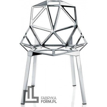 Krzesło Chair_One polerowane aluminium