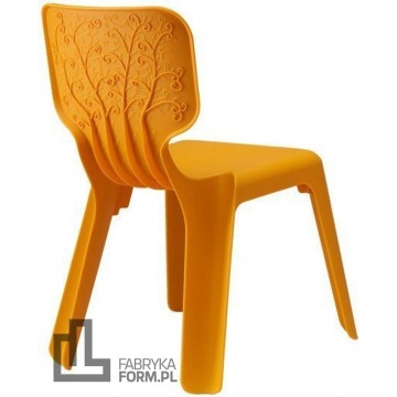 Krzesełko Alma pomarańczowe