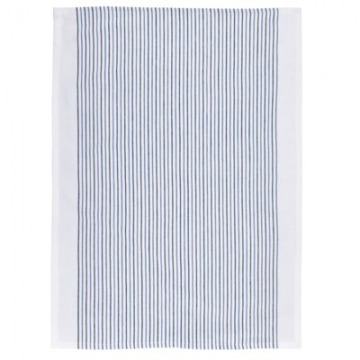 Ścierka kuchenna w paski CLARYSSE TIMELES 70x50 cm biały niebieski bawełna