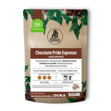 Kawa ziarnista GORILLA COFFEE CHOCOLATE PRIDE ESPRESSO 250 g