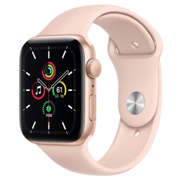 Smartwatch Apple Watch SE GPS 44mm aluminium, złoty | piaskowy róż pasek sportowy