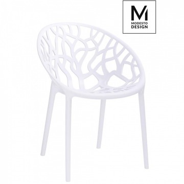 Krzesło Modesto Design Koral białe